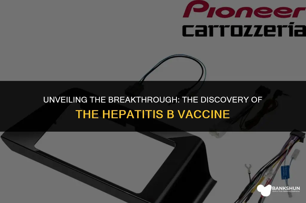 who discovered the vaccine of hep b