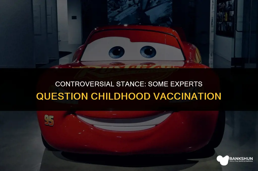 who does not recommend vaccine for children