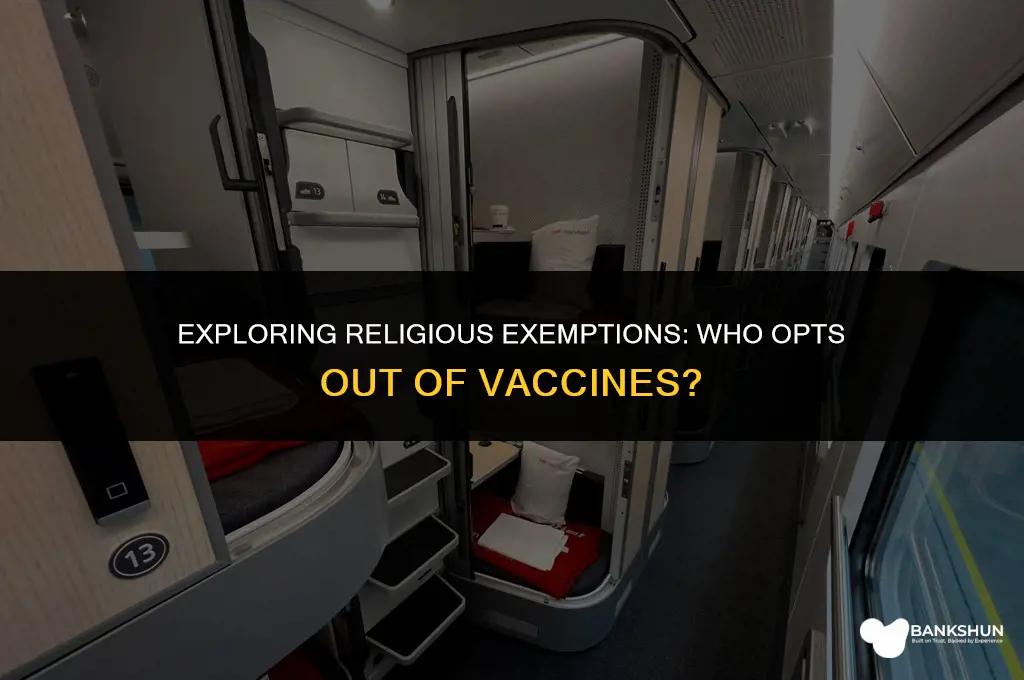 who has a religious exemption for vaccines
