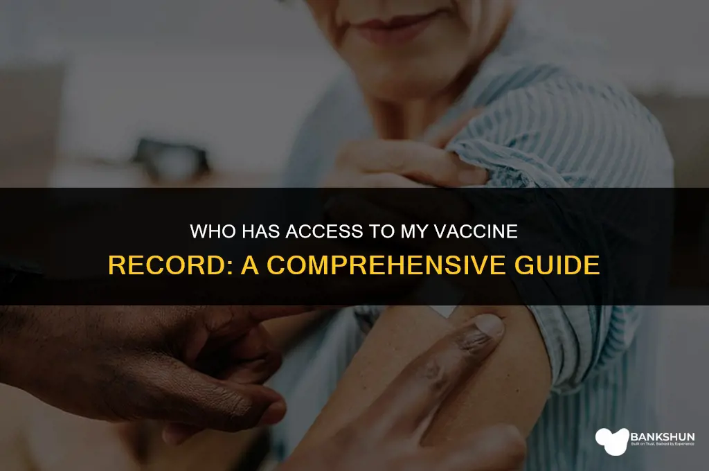 who has access to my vaccine record
