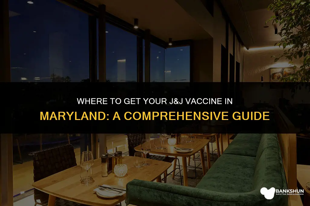 who has j&j vaccine in maryland