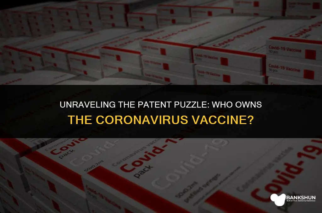 who has the patent for coronavirus vaccine