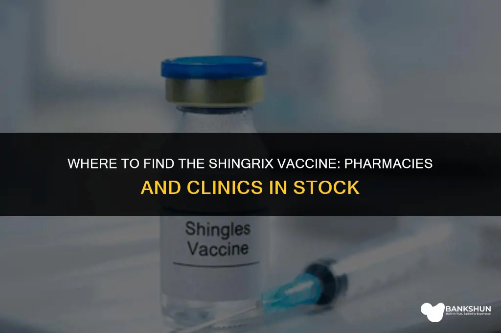 who has the shingrix vaccine in stock