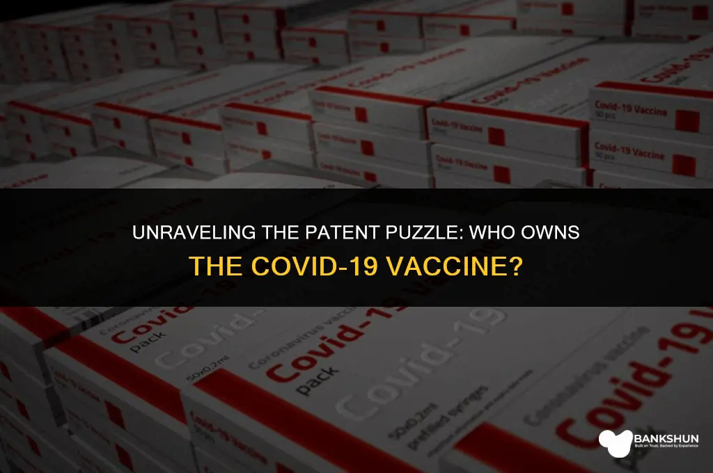 who holds the patent for covid19 vaccine
