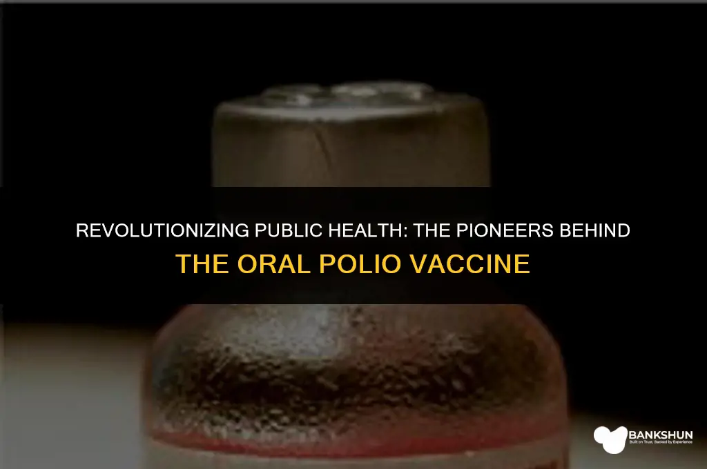 who invented the oral polio vaccine opv