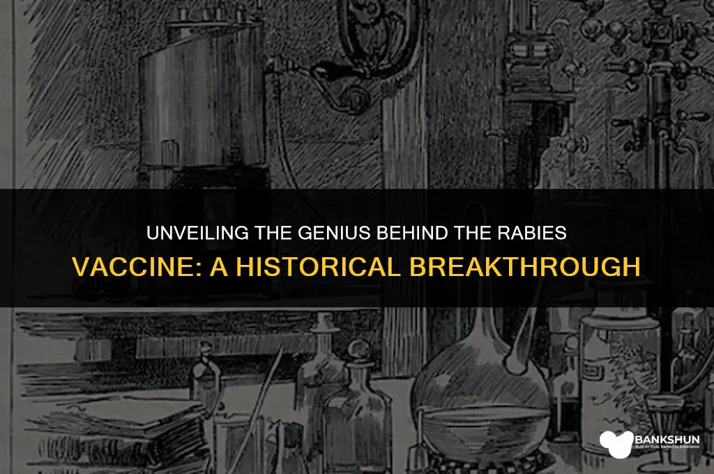who invented the rabies vaccination two words