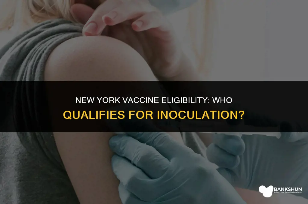 who is eligable for vaccine in ny