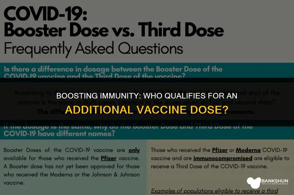 who is eligible for a booster vaccine
