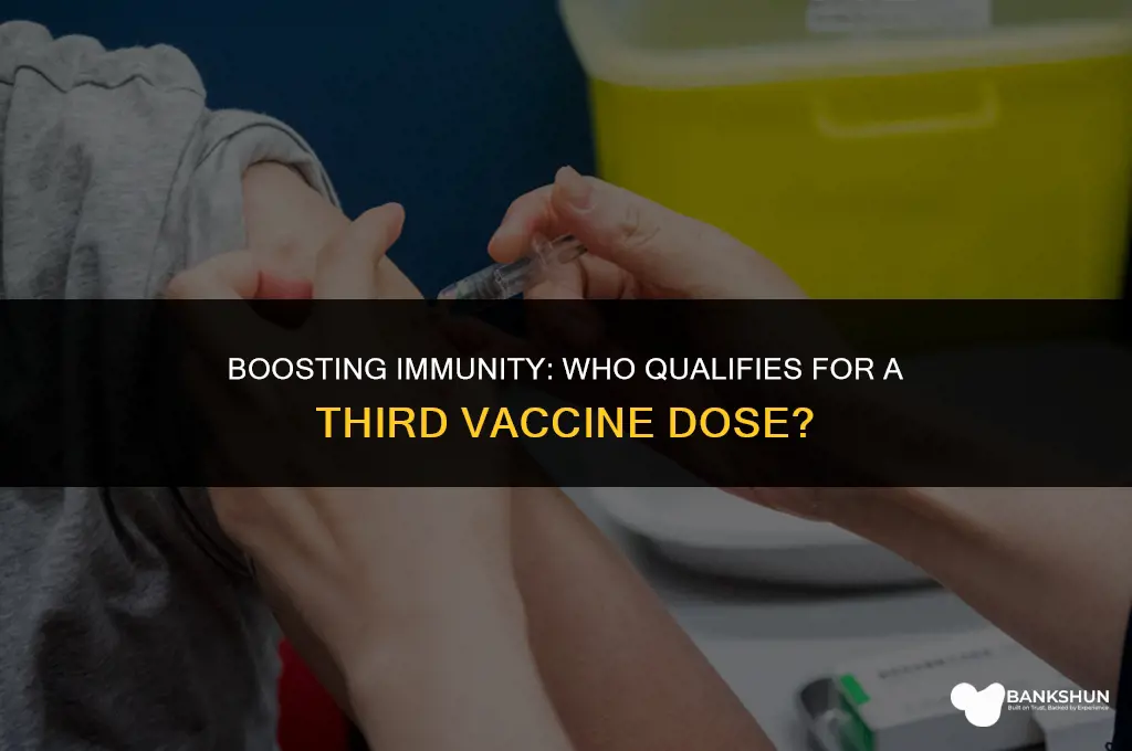 who is eligible for a third vaccine