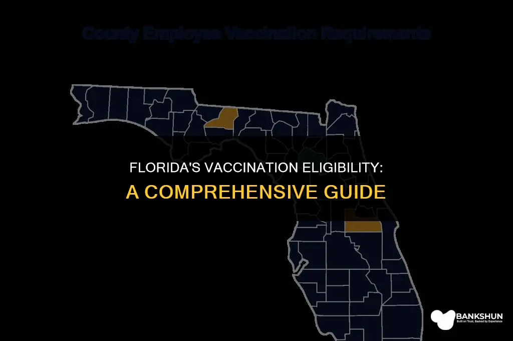 who is eligible for vaccination in florida