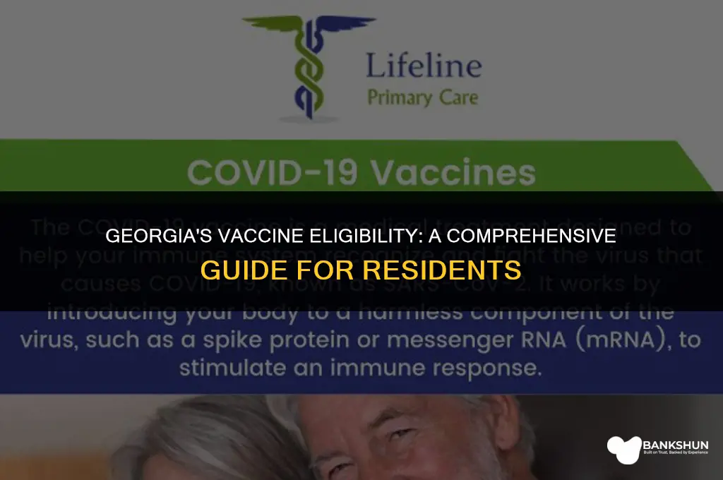 who is eligible for vaccine in ga