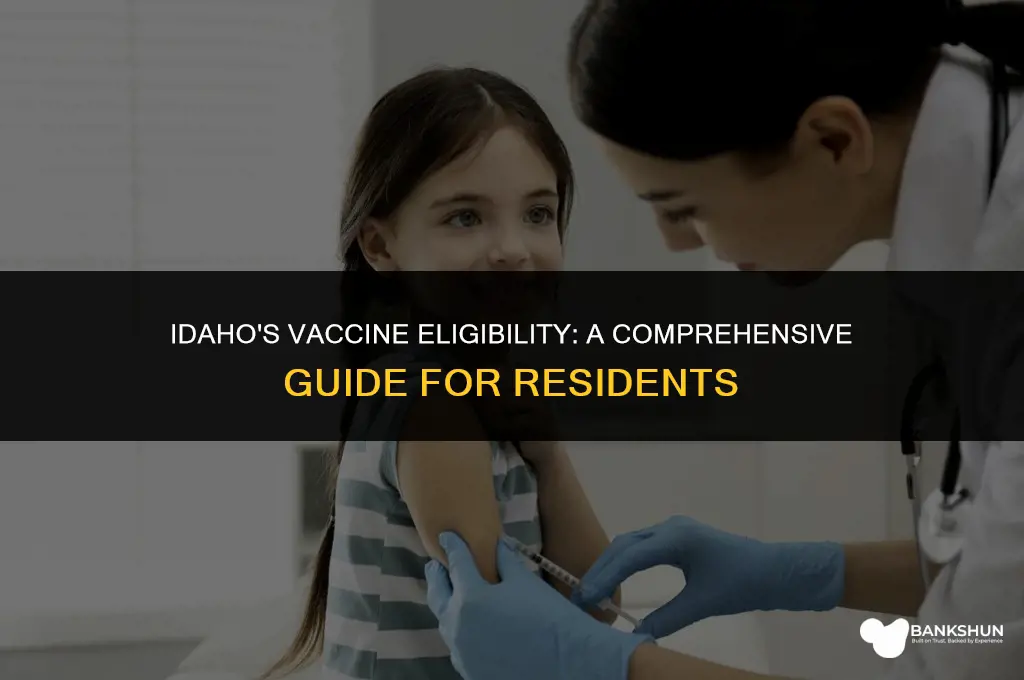 who is eligible for vaccine in idaho