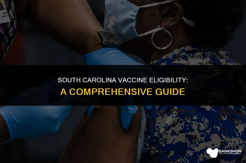 who is eligible for vaccine in sc