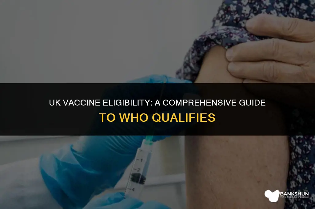 who is eligible for vaccine in uk