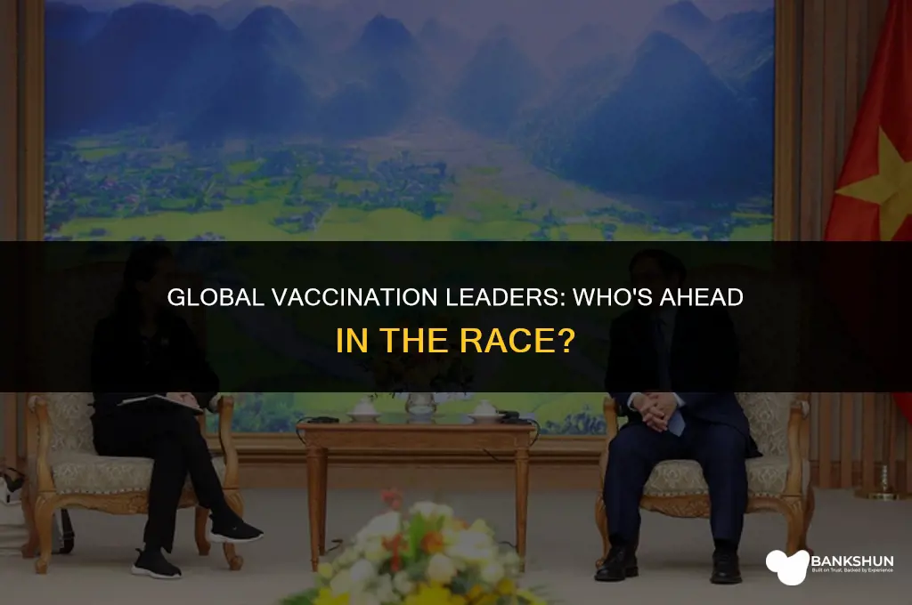 who is leading the world in vaccinations
