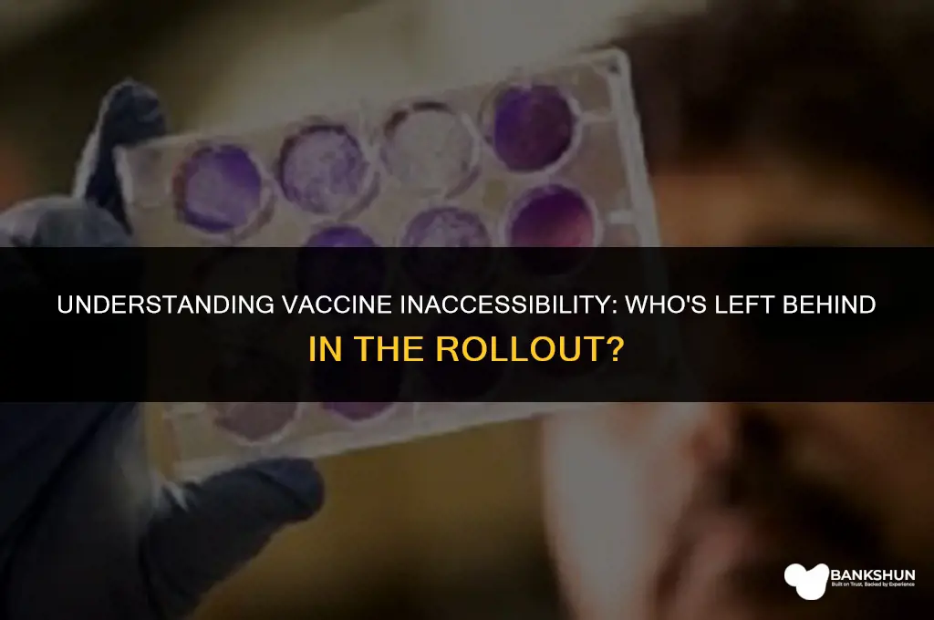 who is not able to receive vaccines