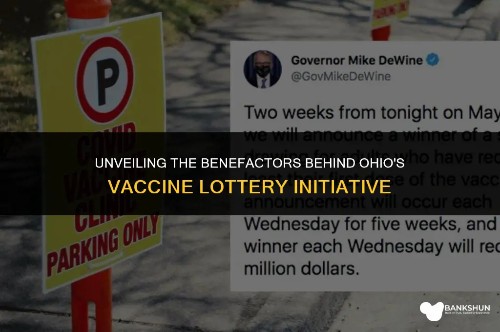 who is paying for ohio vaccine lottery