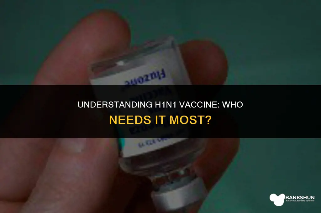 who is the h1n1 vaccine intended for