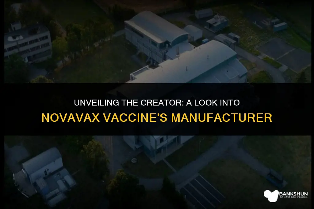 who is the manufacturer of novavax vaccine