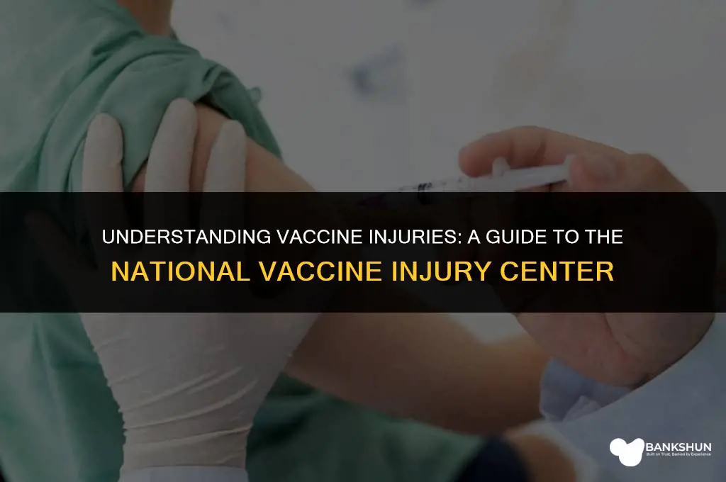 who is the national vaccine injury center