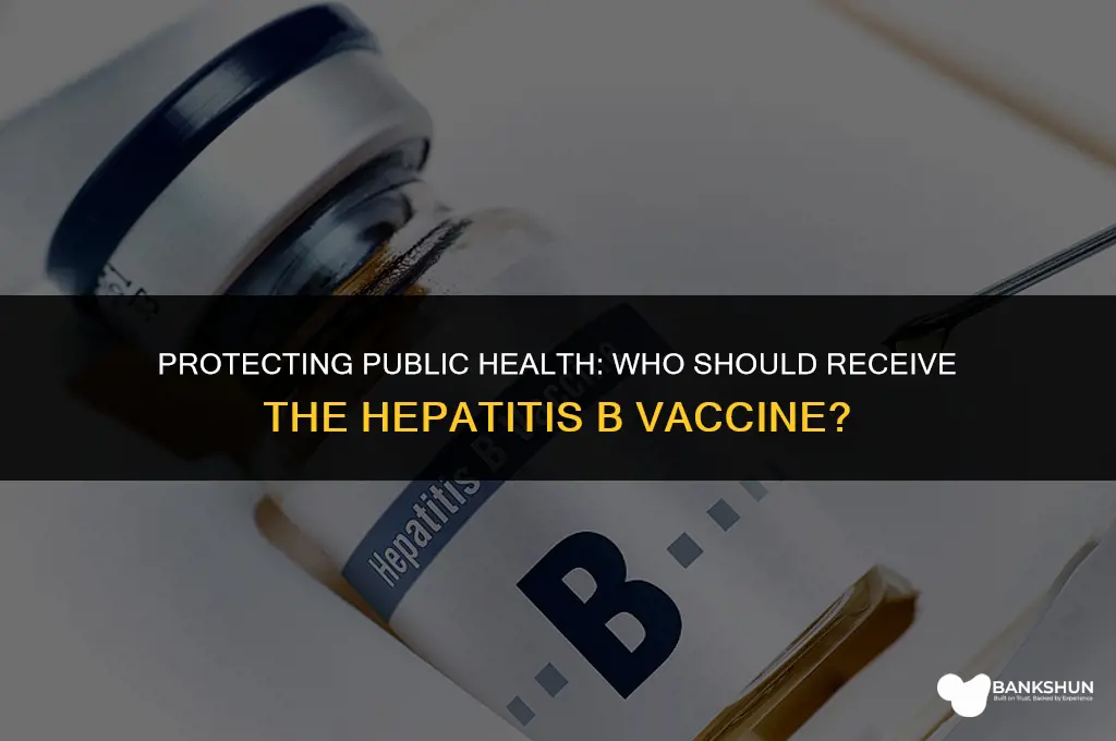 who must be offered hepatitis b vaccine