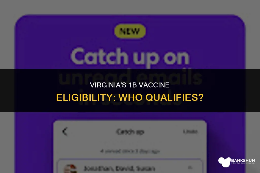 who qualifies for 1b vaccine in virginia