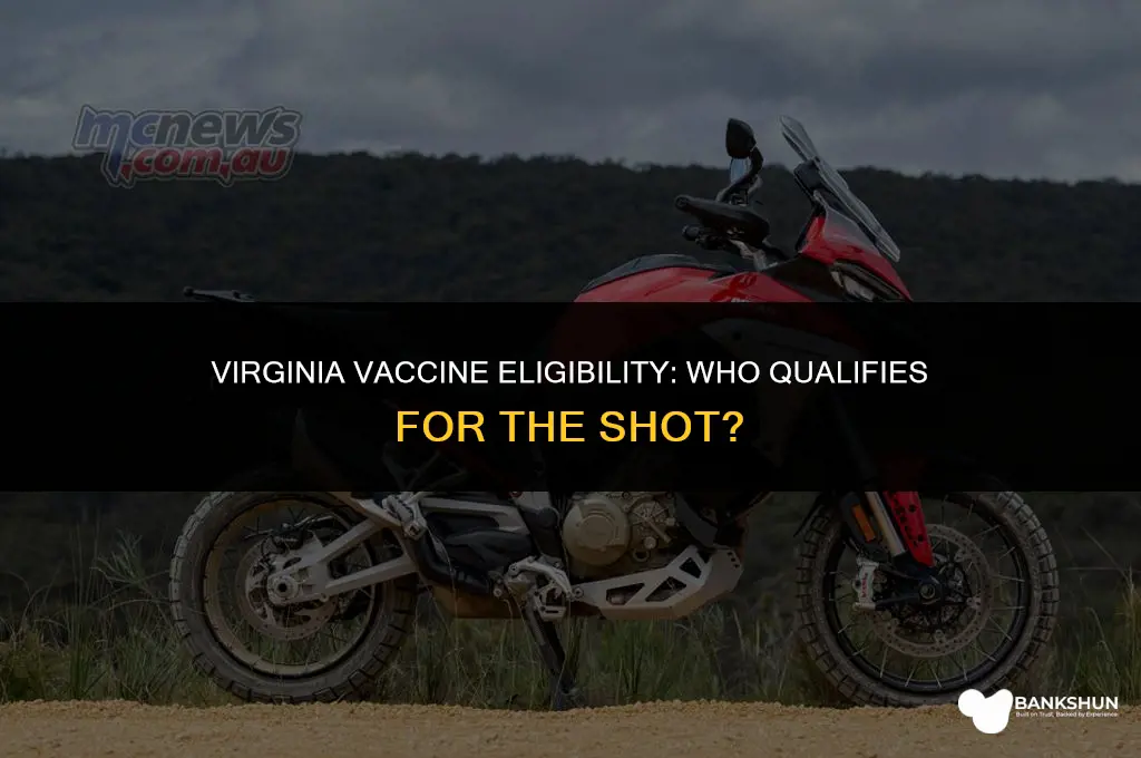who qualifies for the vaccine in virginia