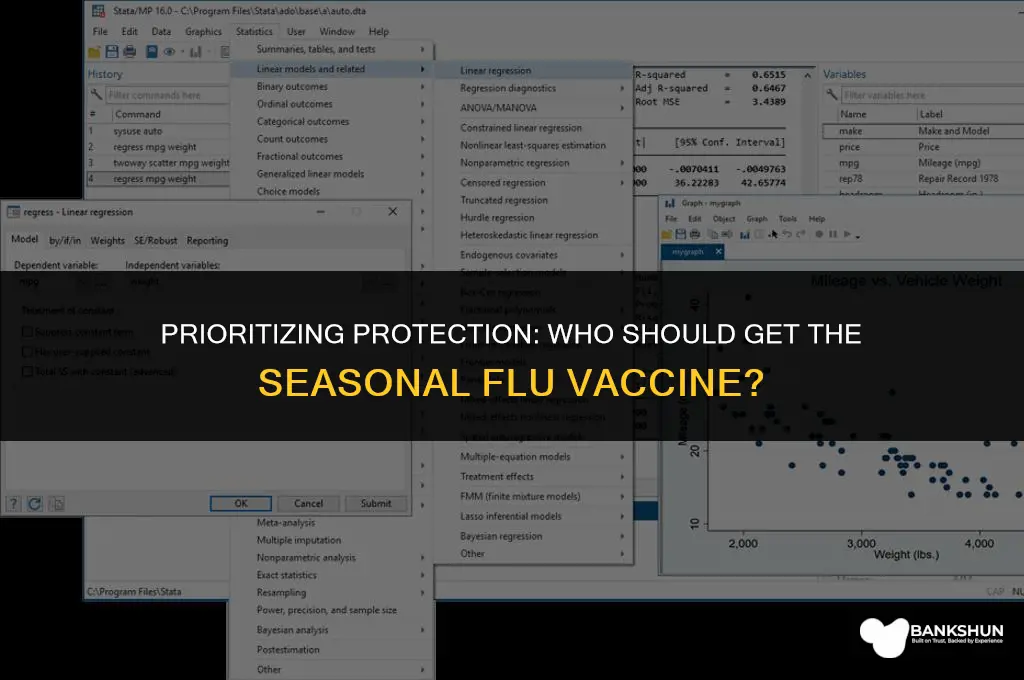 who should be vaccinated for seasonal influenza