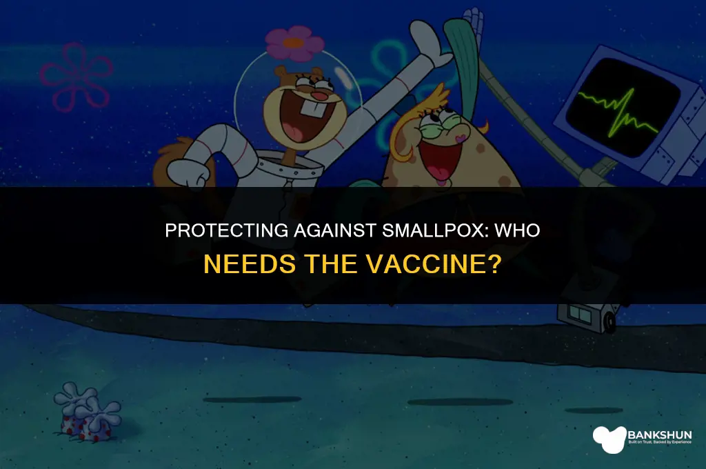who should be vaccinated for small pox
