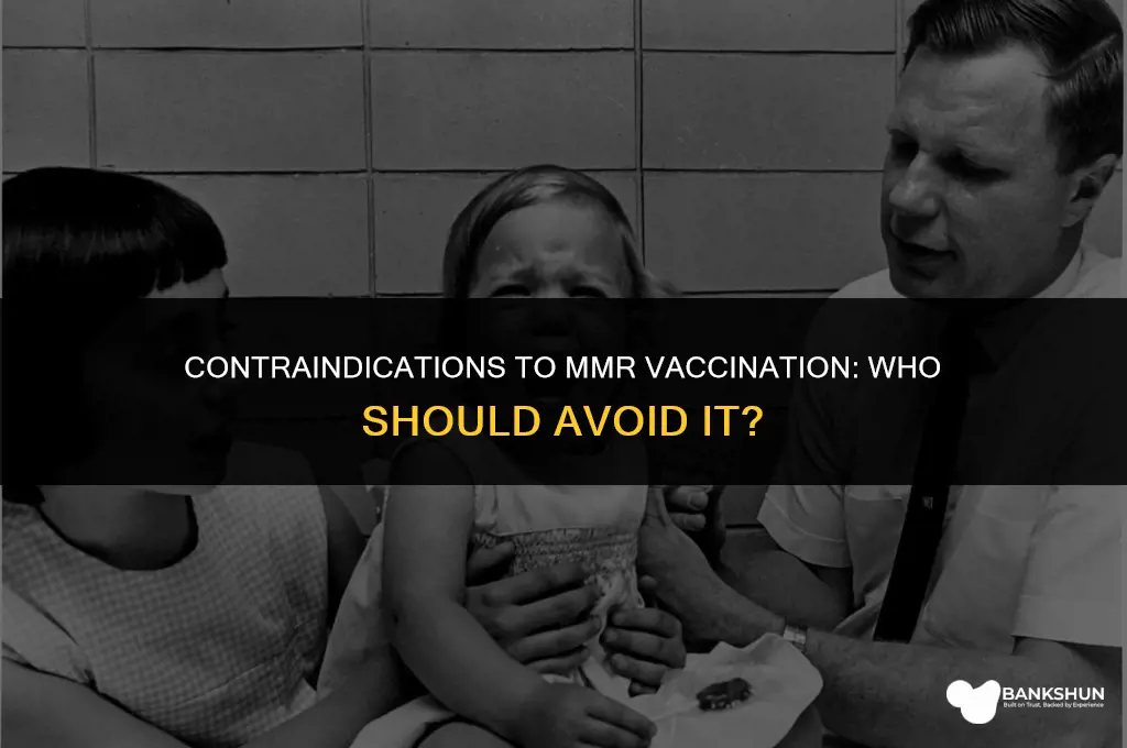 who should not be vaccinated with mmr