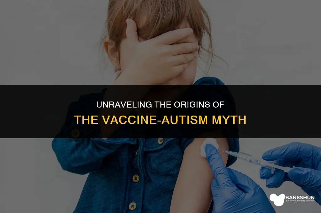 who started the vaccines create autism theory