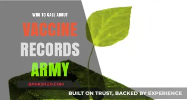 Vaccine Records for Army Service: Who to Contact
