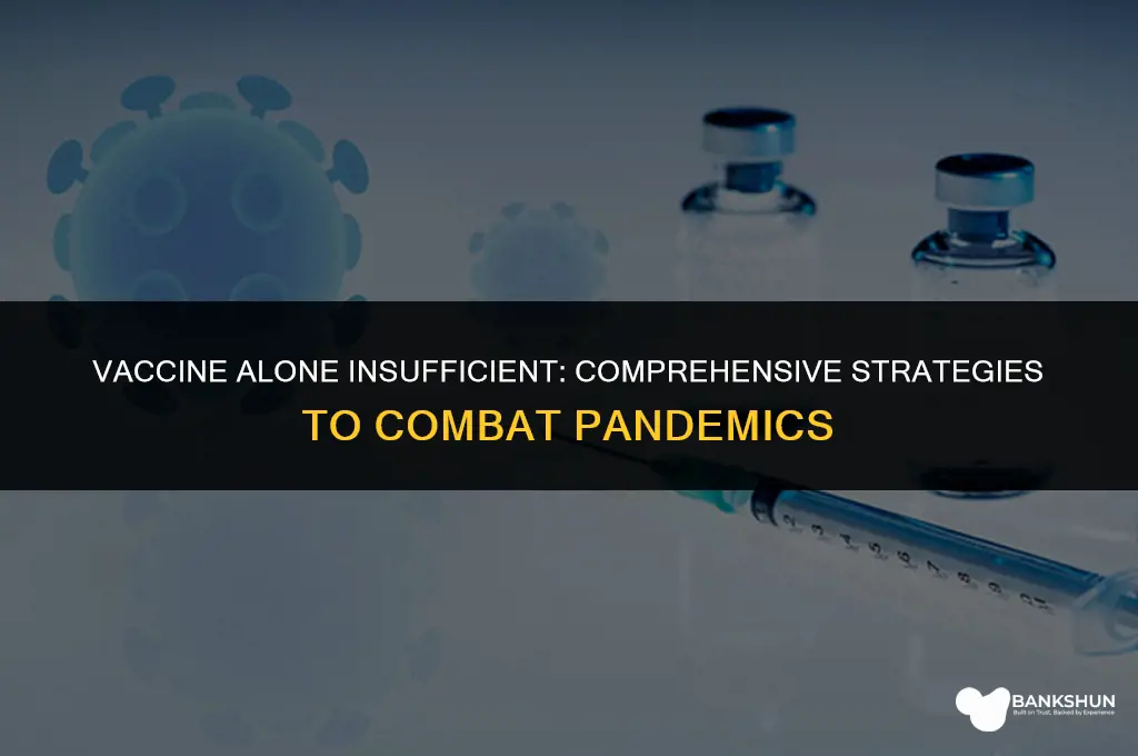 who vaccine not enough to stop pandemic