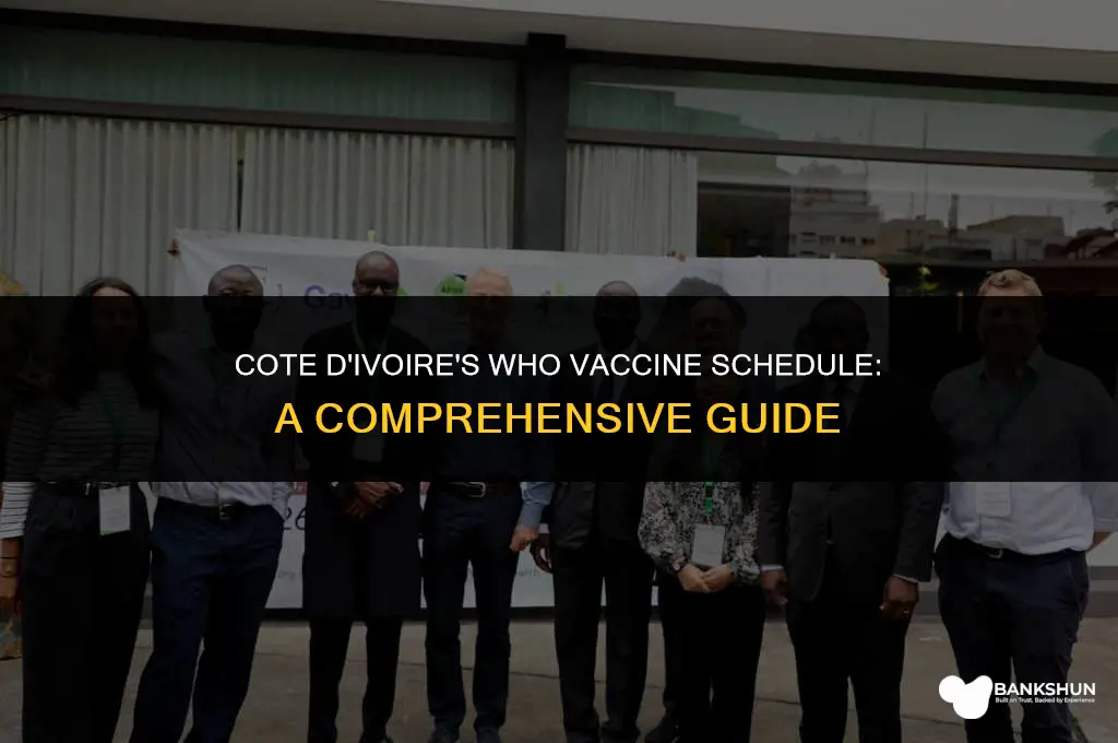 who vaccine schedule in cote d ivoire
