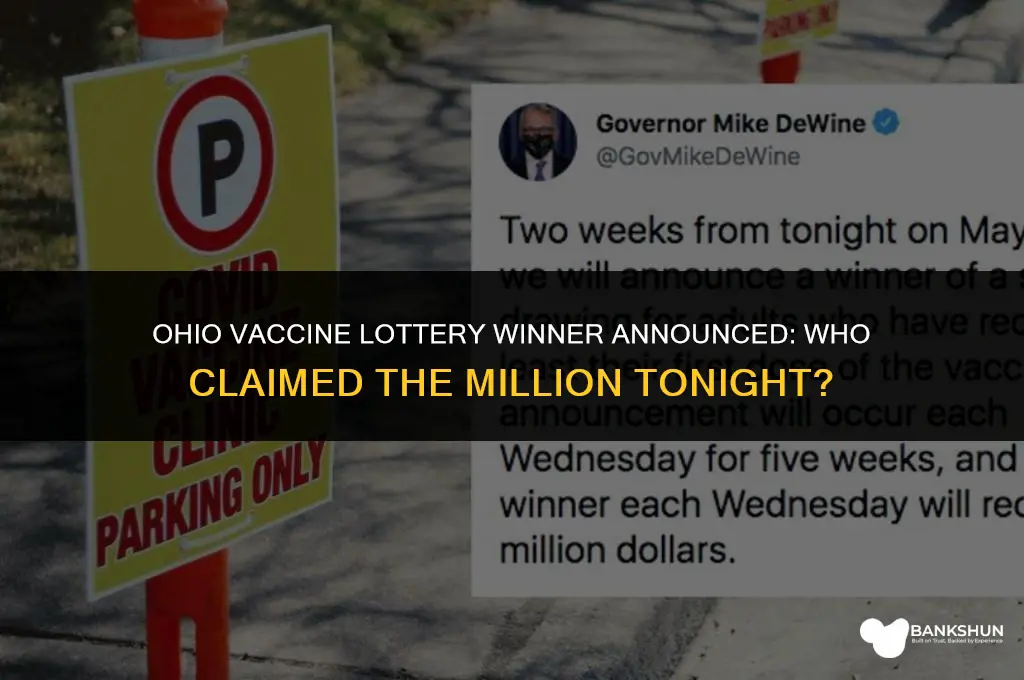 who won the ohio vaccine million tonight
