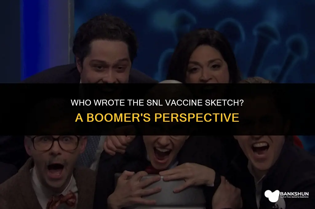 who wrote boomers got the vaccine snl