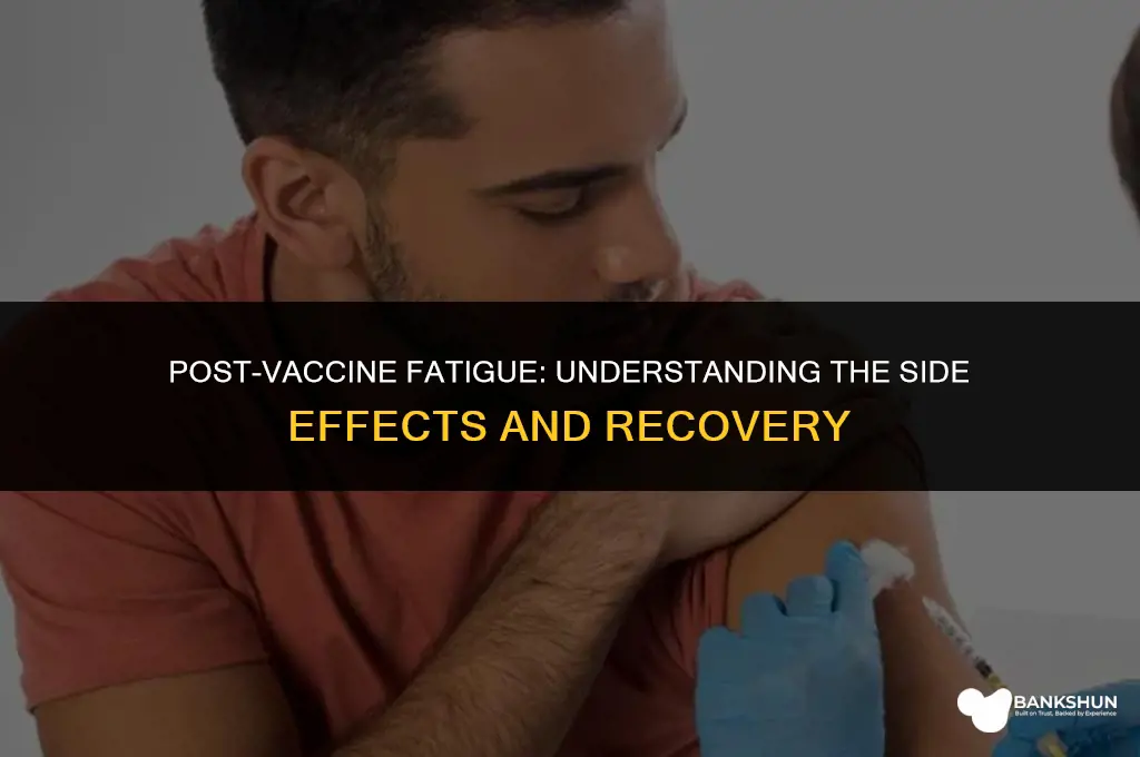 why am i sick after the vaccine