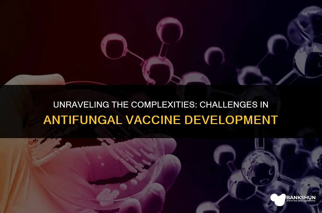 why antifungal vaccines are difficult to develop