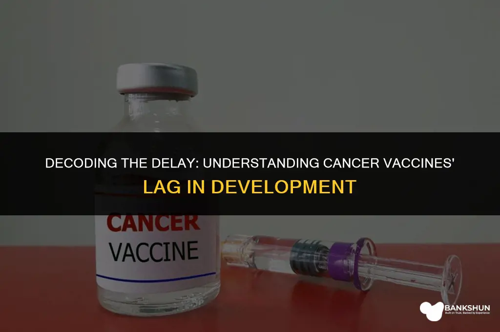 why are cancer vaccines considered a lag