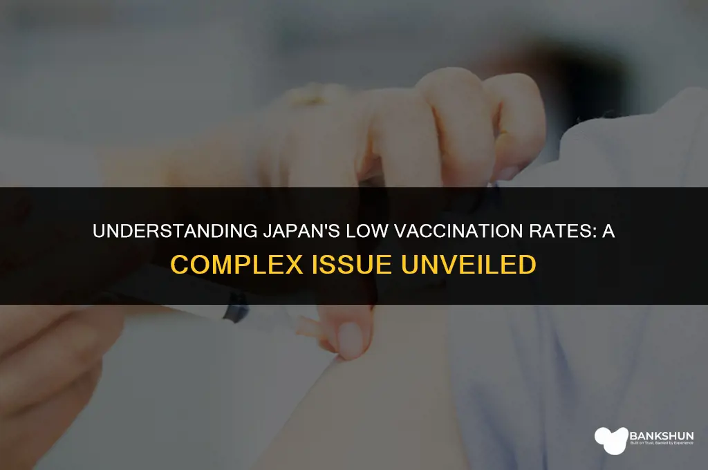 why are so few vaccinated in japan