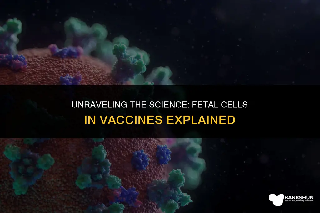 why are there fetal cells in vaccines