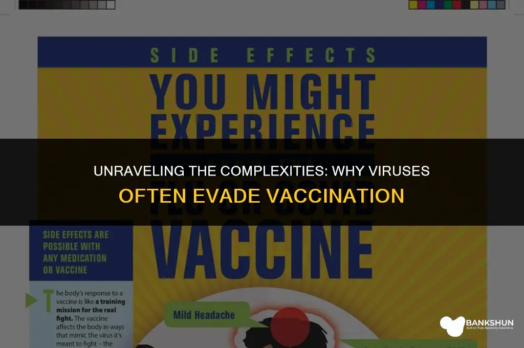 why are there no vaccine for viruses