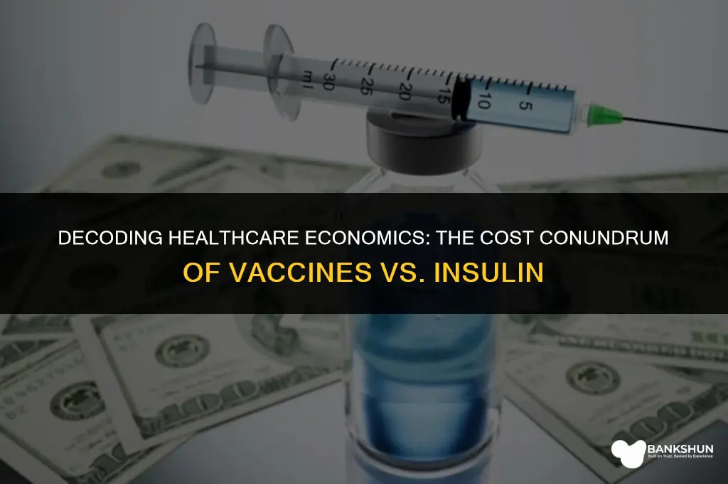 why are vaccines free but not insulin