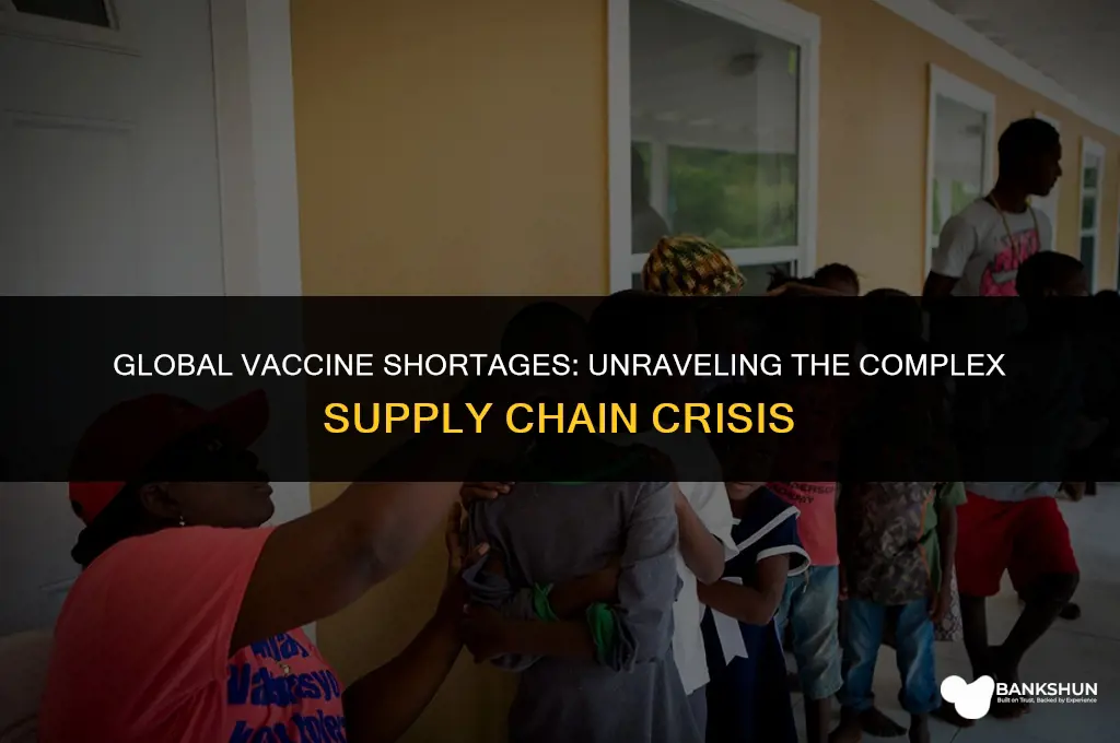 why are we running out of vaccine