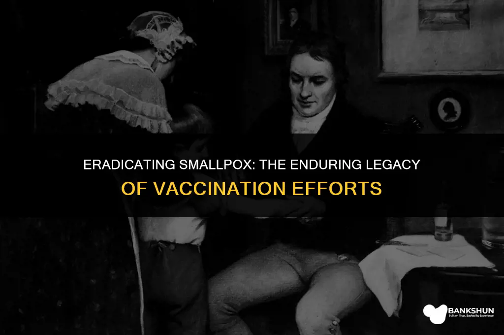 why are we still doing smallpox vaccines