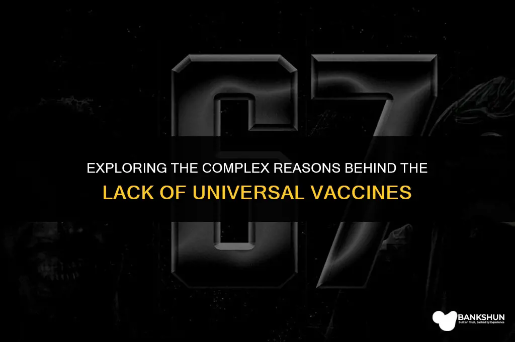 why arent there vaccines for all virsus
