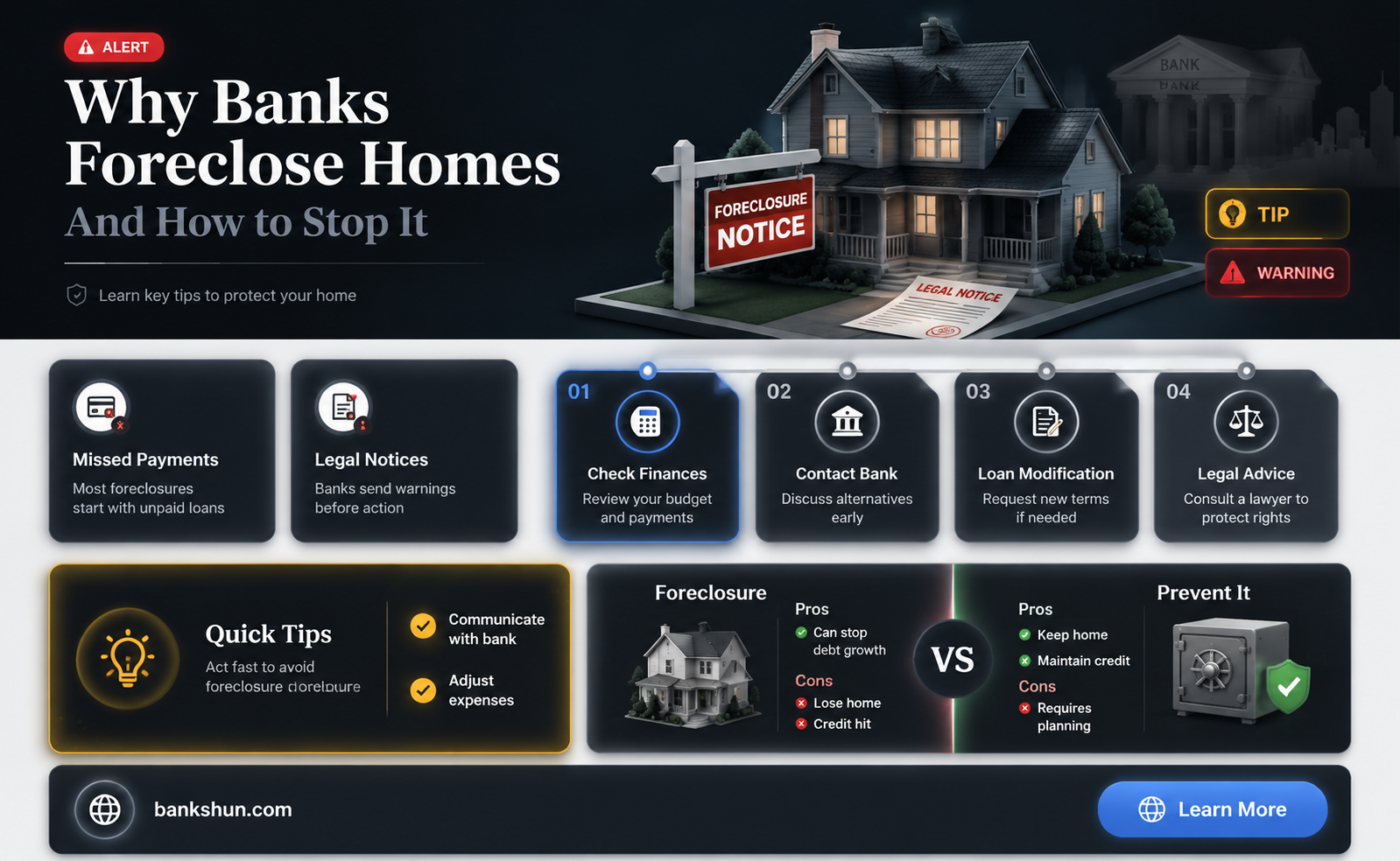 do banks have to foreclose on houses
