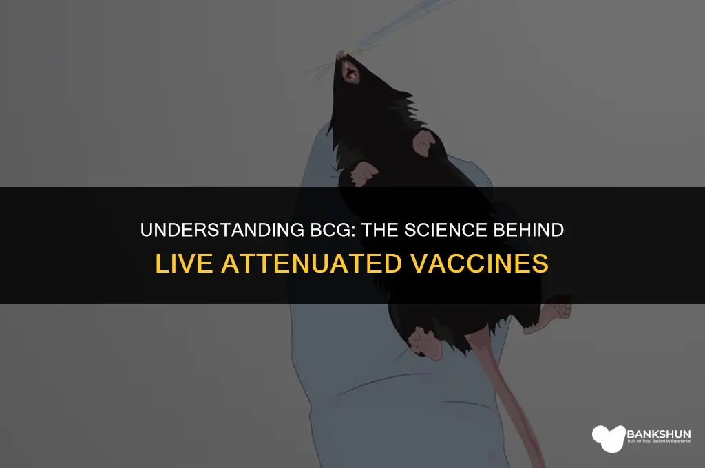 why bcg is called live attenuated vaccine