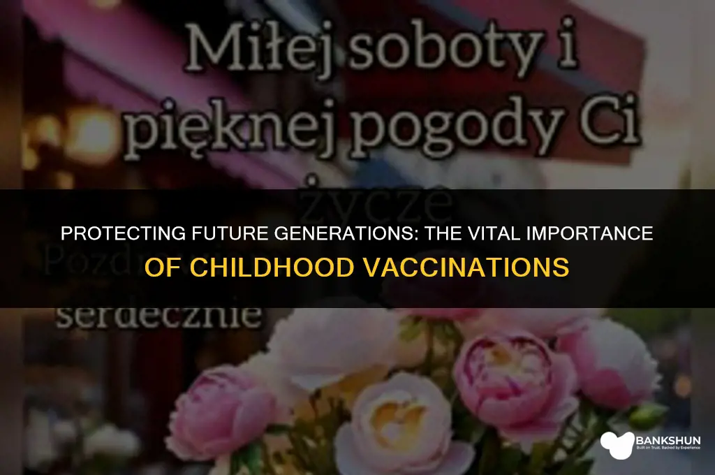 why children should be vaccinated speech outline