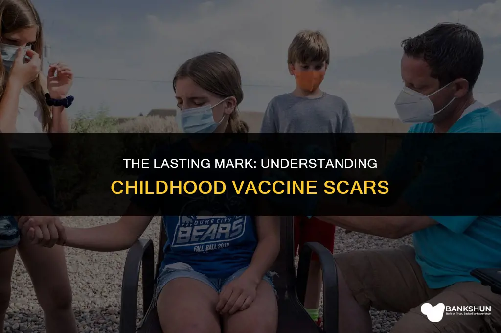 why did childhood vaccines leave a scar